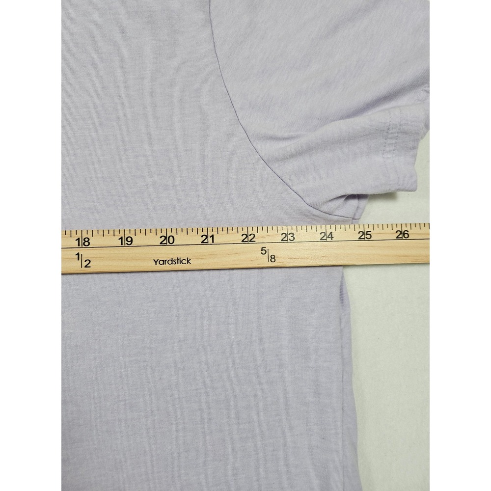 Banana Republic Mens Premium Wash T-Shirt XL Light Purple Lavender Crewneck Tee - Picture 5 of 6